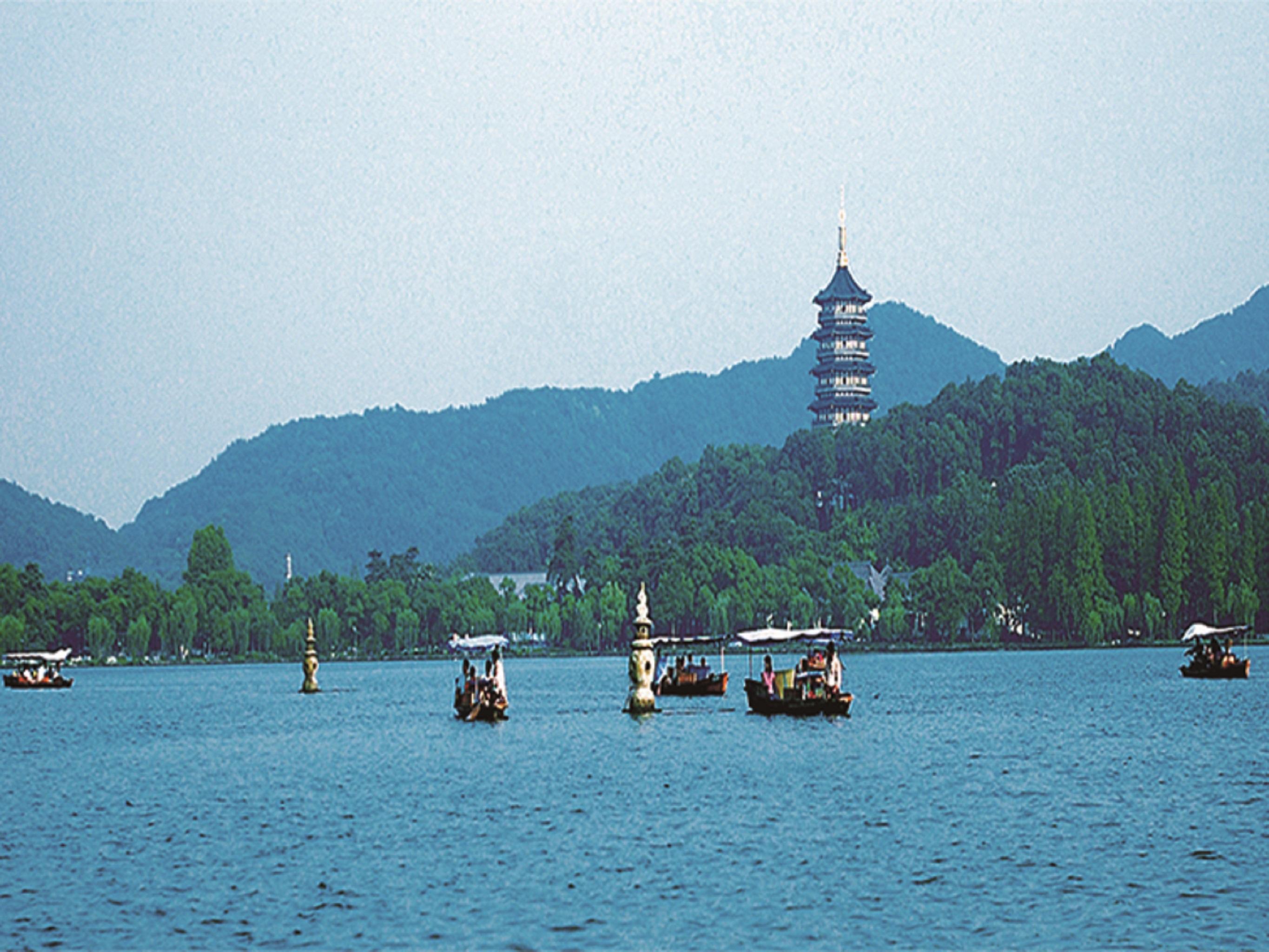 Shangri-La Hangzhou - The Back Garden Of West Lake Exterior foto